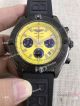 New Style Breitling B01 Black Case Chronograph Watch Black Rubber band (4)_th.jpg